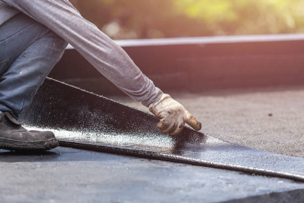 Professional Waterproofing technician working in Osgood, IN